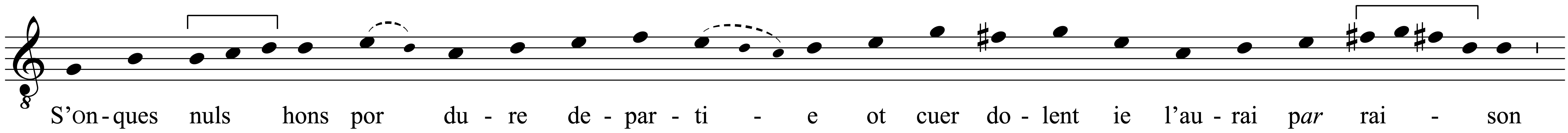 Work musical notation